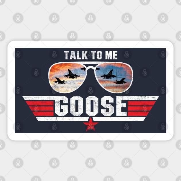 Talk To Me Goose Magnet by Alema Art